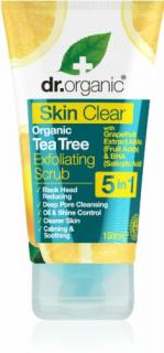 Dr. Organic Skin Clear hámlasztó bőrradír 5 az 1-ben  (150 ml)