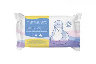 Natracare Bio baba törlőkendő (50 db)
