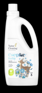 NaturCleaning Csepke baby hipoallergén öblítő - 0M+ (1 l)