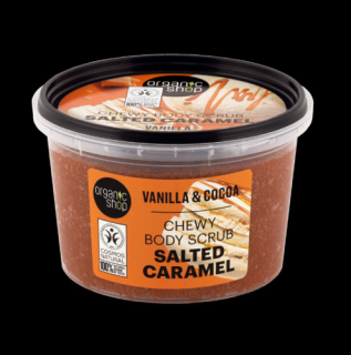 Organic Shop Salted Caramel testradír - vanília, kakaó  (250 ml)