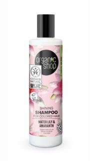 Organic Shop Shine sampon - vízililiom, amarant (280 ml)