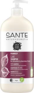Sante Family Selyemfény sampon bio nyírlevéllel és növényi fehérjével (950 ml)
