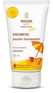 Weleda Edelweiss fényvédő testápoló érzékeny bőrre SPF30 (150 ml)