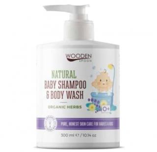 Wooden Spoon Natural - Baba sampon és tusfürdő - levendulás (300 ml)