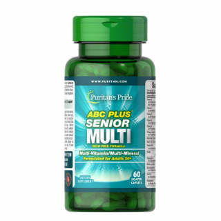 ABC Plus Senior Multivitamin Multi-Mineral With Zinc (60 tabletta) - Multivitamin 50 év felett