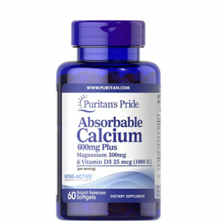 Absorbable Calcium 600mg plus Magnesium 300mg  Vitamin D 1000IU