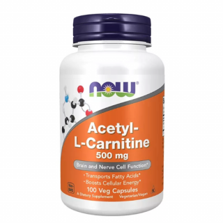 Acetyl-L-Carnitine 500 mg (100 veg kapszula) - Zsírsav transzport