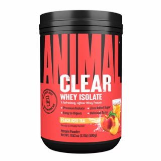 Animal Clear Whey Isolate (500 gr, Barackos Jeges Tea)