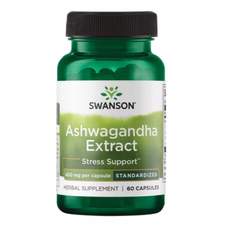 Ashwagandha Extract - Standardized 450 mg (60 kapszula) - Indiai Ginzeng