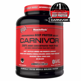 Carnivor 100% Beef Protein (csokis keksz és krém 1680 gr) - Hidrolizált Marhafehérje