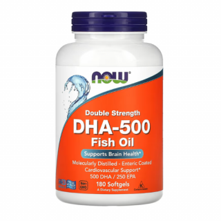DHA-500 mg (180 lágykapszula) - Extra Erős Omega-3 Zsírsavak