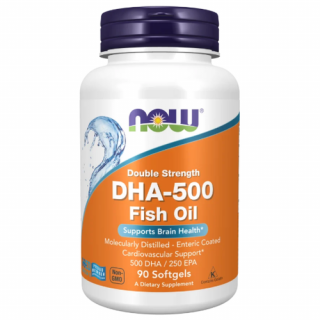 DHA-500 mg, Double Strength (90 lágykapszula) - Extra Erős Omega-3 Zsírsavak