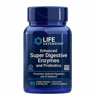 Enhanced Super Digestive Enzymes and Probiotics (60 veg kapszula) - Emésztőrendszeri Enzimek és Probiotikumok