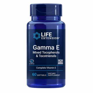 Gamma E Mixed Tocopherols  Tocotrienols (60 lágykapszula) - Teljes Spektrumú E-vitamin lágykapszula Tokoferollal és Tokotrienollal