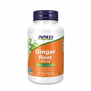 Ginger Root 550 mg (100 veg kapszula) - Gyömbér Gyökér Kivonat