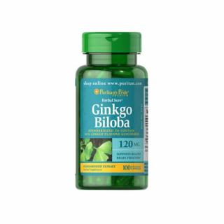 Ginkgo Biloba Standardized Extract 120 mg (100 kapszula) - Páfrányfenyő Kivonat