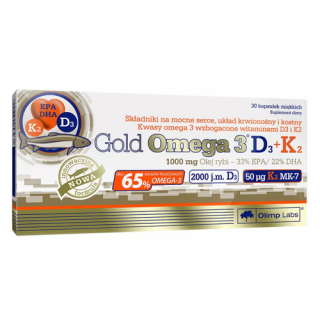 Gold Omega 3 D3 + K2 (30 kapszula)