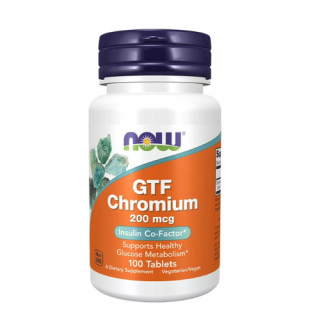GTF Chromium 200 mcg  (100 tabletta)- Élesztőmentes Króm-kelát