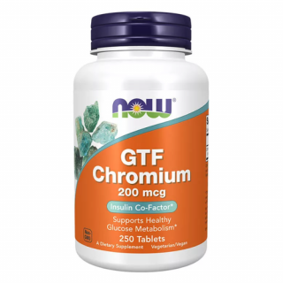 GTF Chromium 200 mcg  (250 tabletta)- Élesztőmentes Króm-kelát