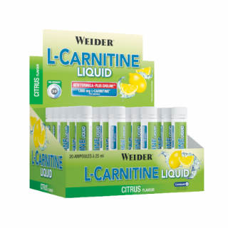 L-Carnitine Liquid 1800 mg (citrus 20 x 25 ml) - Zsírégető folyadék