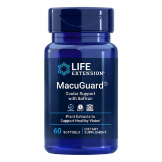 MacuGuard® Ocular Support with Saffron (60 lágykapszula) - Szem egészsége