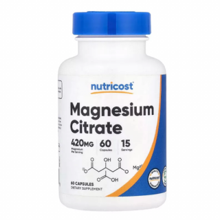 Magnesium Citrate 420 mg (60 kapszula) - Magnézium Citrát
