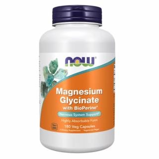 Magnesium Glycinate with BioPerine® (180 veg kapszula)