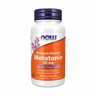 Maximum Strength Melatonin 20 mg  - Ultra erős Melatonin (90 veg kapszula)