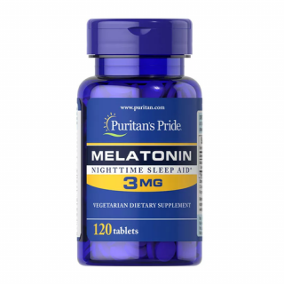 Melatonin 3 mg Sleep Aid (120 tabletta)