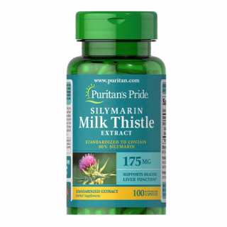 Milk Thistle Standardized 175 mg (Silymarin) (100 kapszula) - Máriatövis kivonat