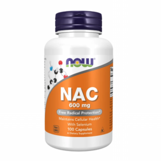 NAC  600 mg  (100 kapszula) - N-acetyl-cystein aminosav