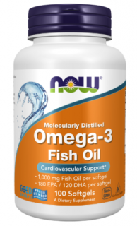 Omega-3, Molecularly DIstilled Fish Oil