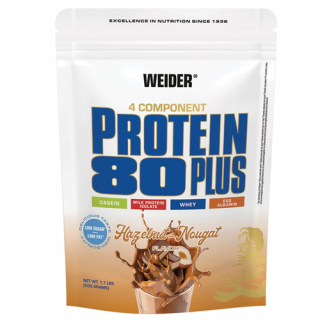 Protein 80 Plus (mogyoró-nugát 500 gr) - Tejsavó Fehérje