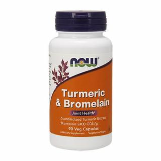 Turmeric  Bromelain  (90 veg kapszula) - Kurkuma  Bromelain Ízületvédő