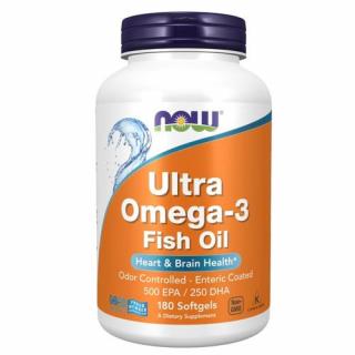 Ultra Omega-3 Fish Oil (180 lágykapszula) - Molekulárisan desztillált halolaj