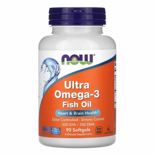 Ultra Omega-3 Fish Oil (90 lágykapszula) - Molekulárisan desztillált halolaj
