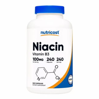 Vitamin B3 Niacin 100 mg (240 kapszula)