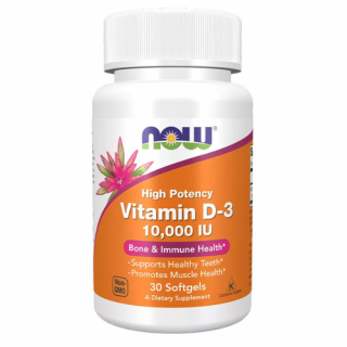 Vitamin D-3 10,000 IU (30 lágykapszula)