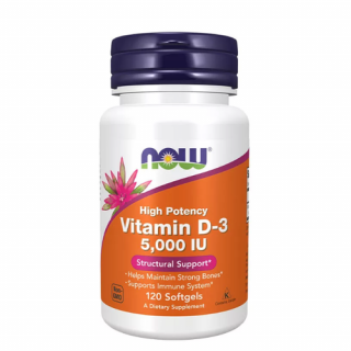 Vitamin D-3 5,000 IU (120 lágykapszula)