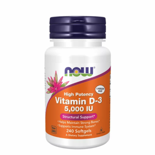Vitamin D-3 5,000 IU (240 lágykapszula)