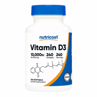 Vitamin D3 10,000 IU (240 lágykapszula)