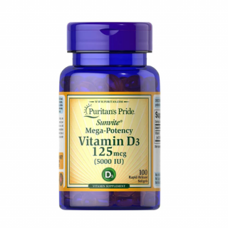Vitamin D3 5,000 IU (100 lágykapszula)