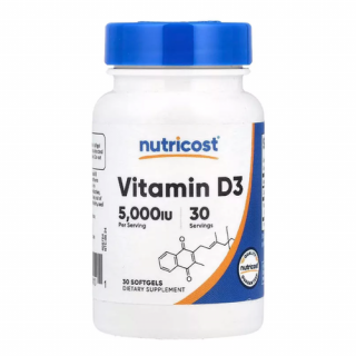 Vitamin D3 5,000 IU (30 lágykapszula)