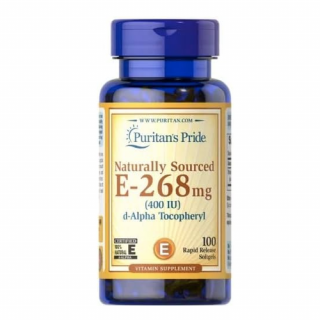 Vitamin E-400 IU Naturally Sourced (100 kapszula) - d-Alpha Tocopheryl