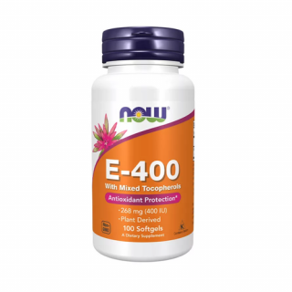 Vitamin E-400 With Mixed Tocopherols (100 lágykapszula) - E-400 Vitamin kapszula Tokoferolokkal