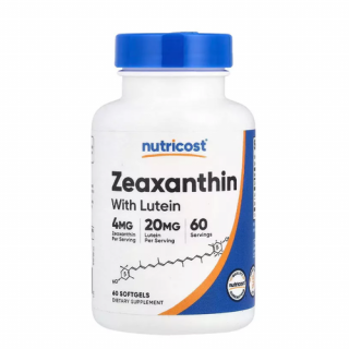 Zeaxanthin (with Lutein) -  Zeaxantin luteinnel (60 Lágykapszula)