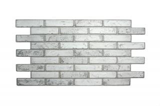 3D PVC falpanel Light Brick - világos tégla