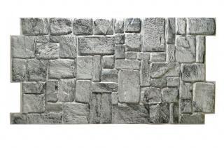 Gray Stone Panel PVC falpanel (980 x 500 mm - 0,44 m2)