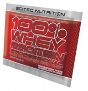 100% Whey Protein Professional 30g eper fehércsoki Scitec Nutrition