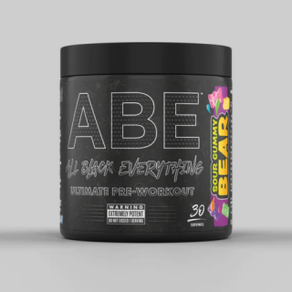 ABE - All Black Everything 315g sour gummy bear Applied Nutrition